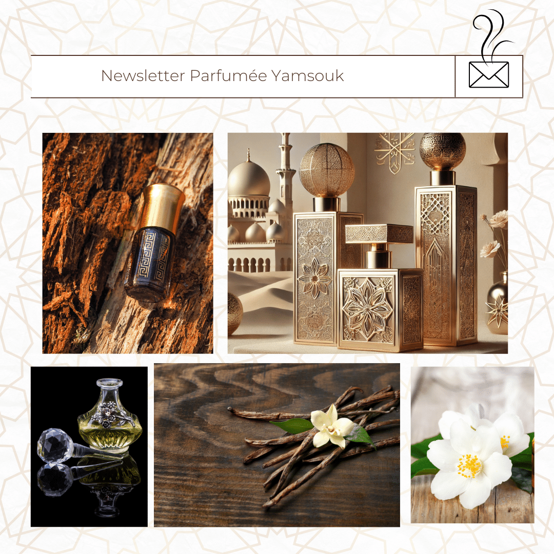 Parfum oriental , senteur vanille , musc , bois ...